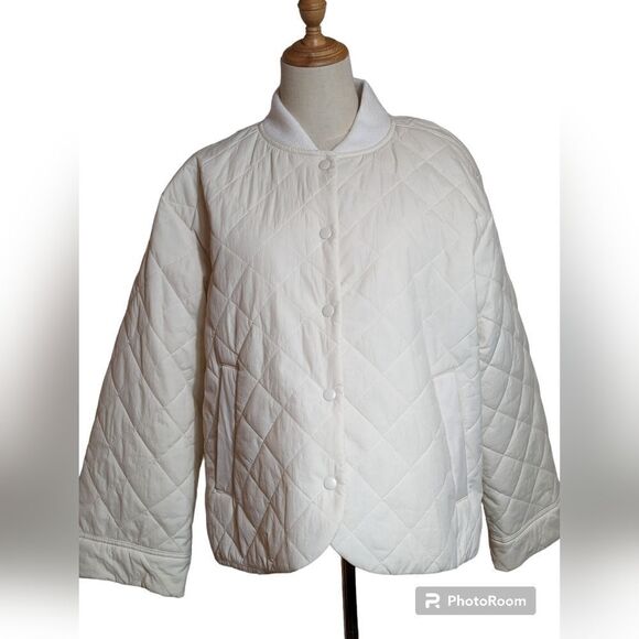A New Day White Waterresistant Jacket NWT - Picture 1 of 7